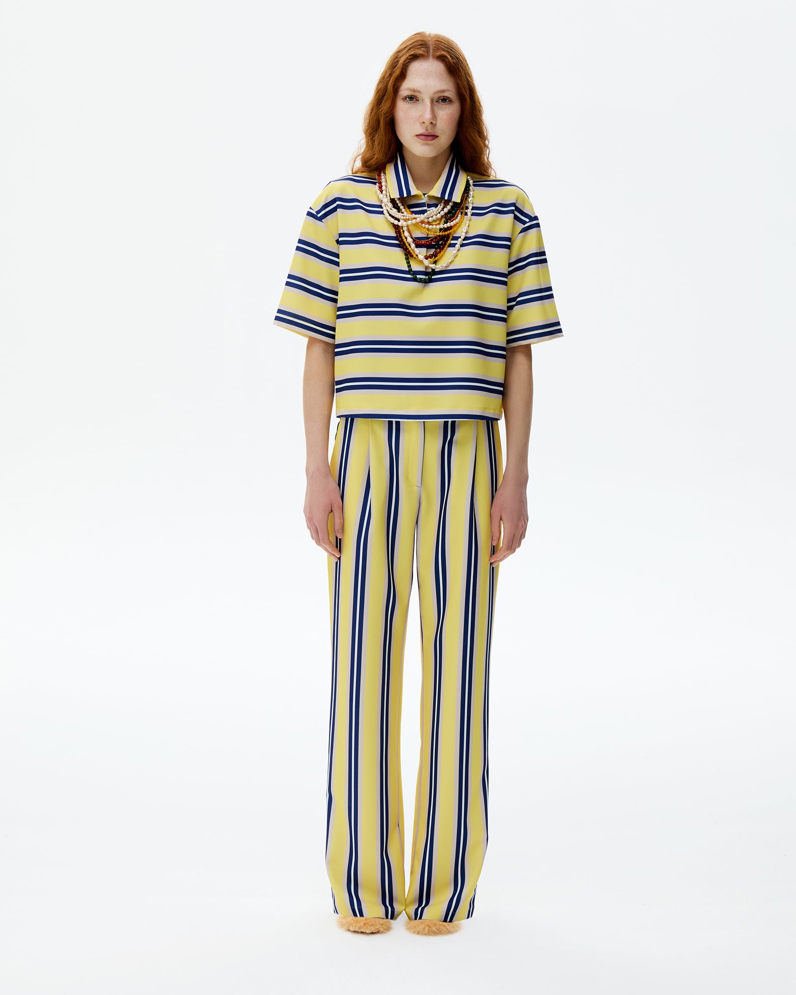 Yellow Striped Pants